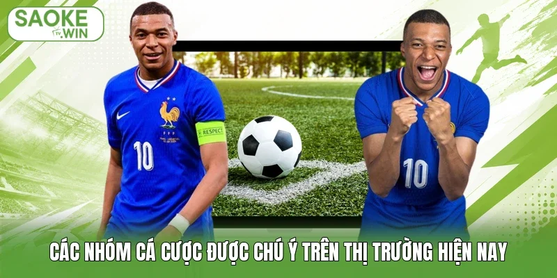 Các nhóm cá cược được chú ý trên thị trường hiện nay