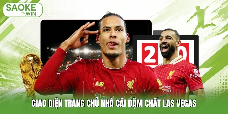 Giao diện trang chủ nhà cái đậm chất Las Vegas