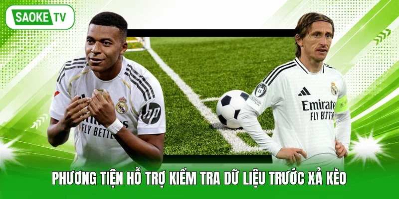 Phương tiện hỗ trợ kiểm tra dữ liệu trước xả kèo