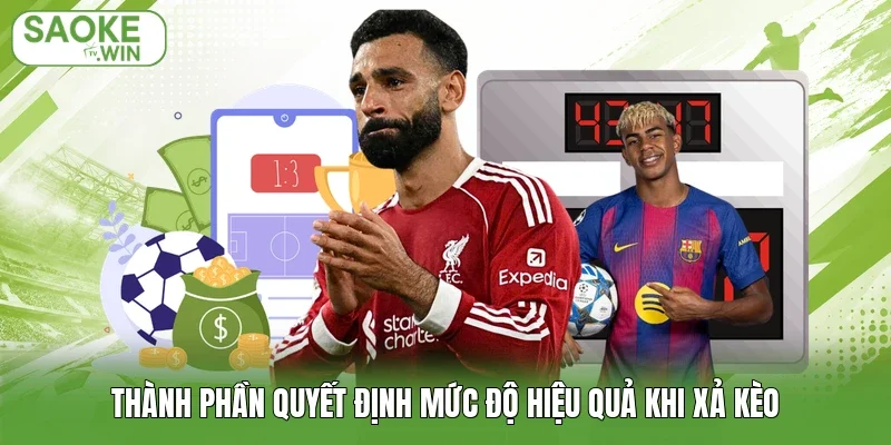 Thành phần quyết định mức độ hiệu quả khi xả kèo